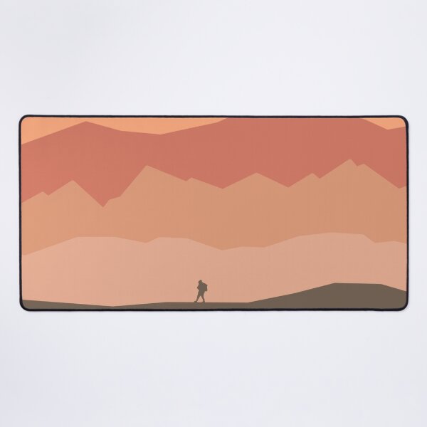 Item preview, Backpacker in The Mountains at Sunrise designed and sold by Natural-Habitat.