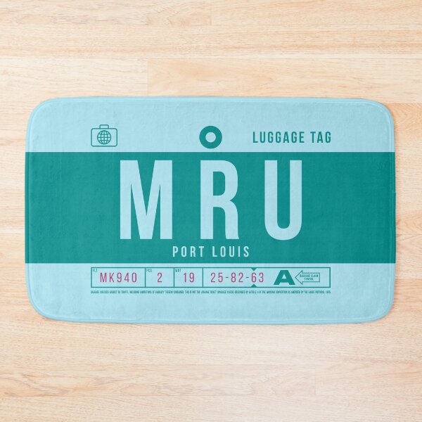 Item preview, Luggage Tag B - MRU Port Louis Mauritius designed and sold by VoodooCircus.