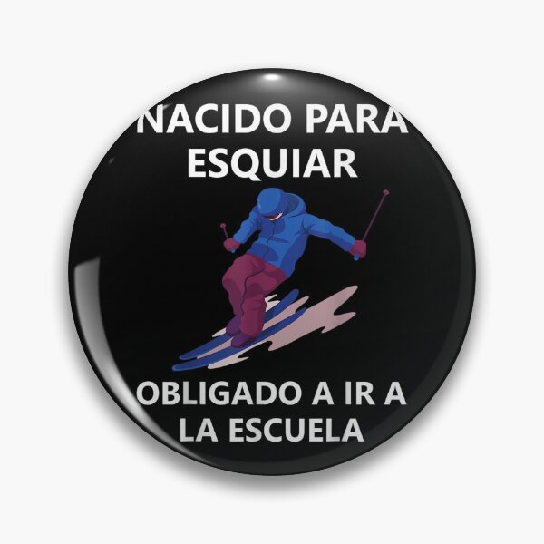 Item preview, Nacido Para Esquiar Obligado A Ir A La Escuela designed and sold by aumarian.