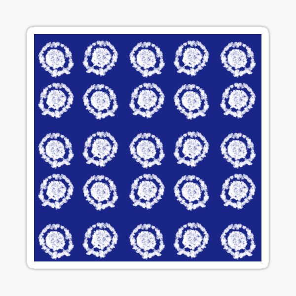 Item preview, Unique Indigo Blue Shibori tie dye Pattern  designed and sold by Tamas Das.