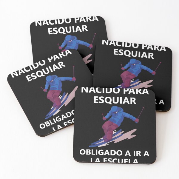 Item preview, Nacido Para Esquiar Obligado A Ir A La Escuela designed and sold by aumarian.