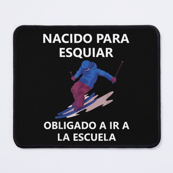Item preview, Nacido Para Esquiar Obligado A Ir A La Escuela designed and sold by aumarian.