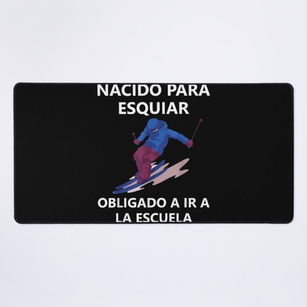 Item preview, Nacido Para Esquiar Obligado A Ir A La Escuela designed and sold by aumarian.