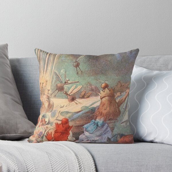 Item preview, Queen Alice at Her Party from Through the Looking Glass, illustrated by John Tenniel designed and sold by LoveSeasonz.