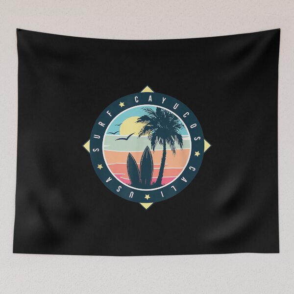 Item preview, Cayucos Beach Retro Style Vintage Surfing Vacation  designed and sold by aumarian.