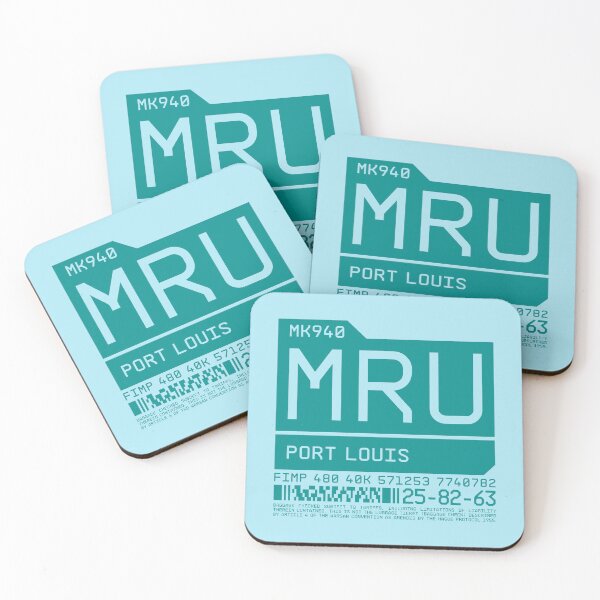 Item preview, Luggage Tag C - MRU Port Louis Mauritius designed and sold by VoodooCircus.