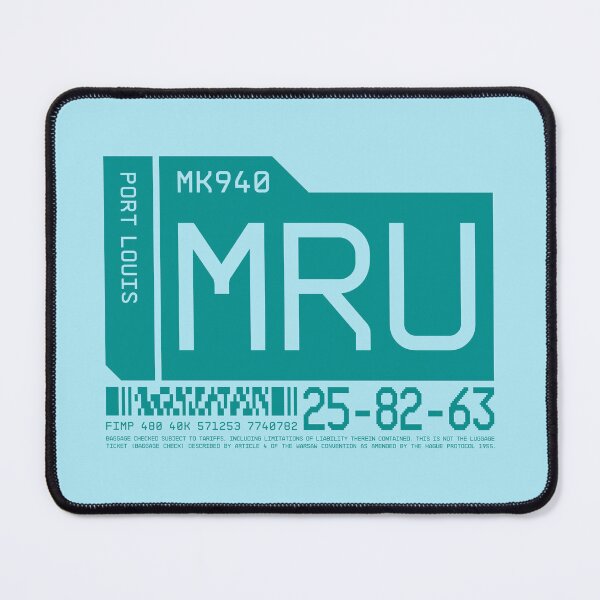 Item preview, Luggage Tag C - MRU Port Louis Mauritius designed and sold by VoodooCircus.