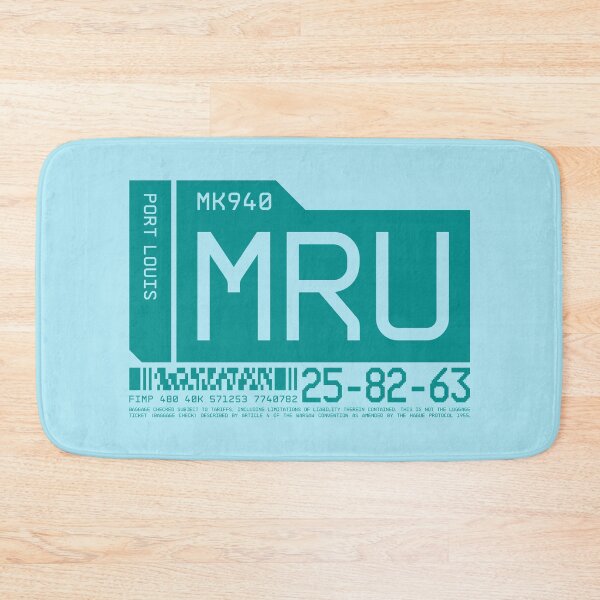 Item preview, Luggage Tag C - MRU Port Louis Mauritius designed and sold by VoodooCircus.