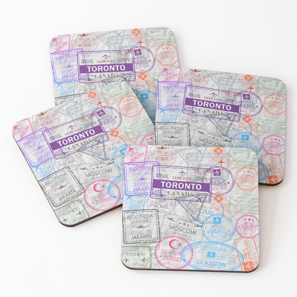 Item preview, Copy of Passport Stamps collection pattern designed and sold by jassimGA.