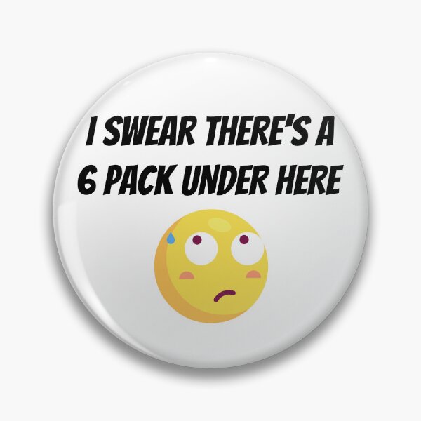Item preview, I Swear There's A 6 Pack Under Here Nervous t-shirts hoodies accessories designed and sold by ShopWithKC.