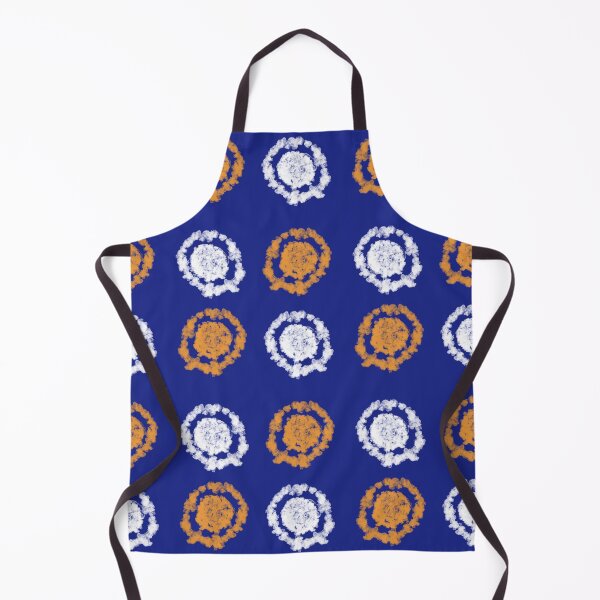 Item preview, Simple Indigo Blue And Orange Shibori tie dye Pattern  designed and sold by Tamas Das.