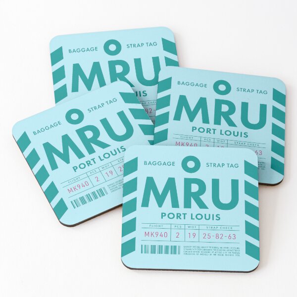 Item preview, Luggage Tag D - MRU Port Louis Mauritius designed and sold by VoodooCircus.