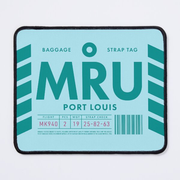 Item preview, Luggage Tag D - MRU Port Louis Mauritius designed and sold by VoodooCircus.