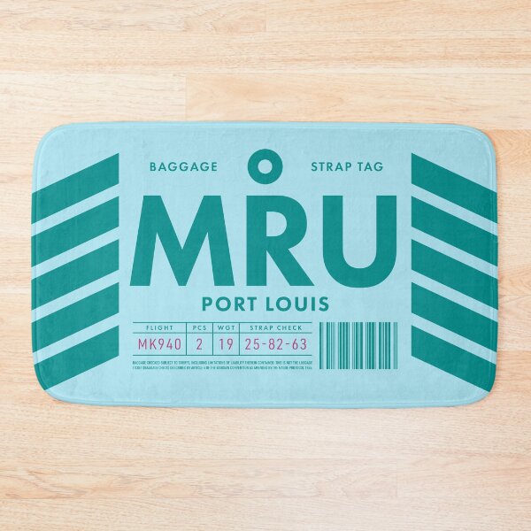Item preview, Luggage Tag D - MRU Port Louis Mauritius designed and sold by VoodooCircus.