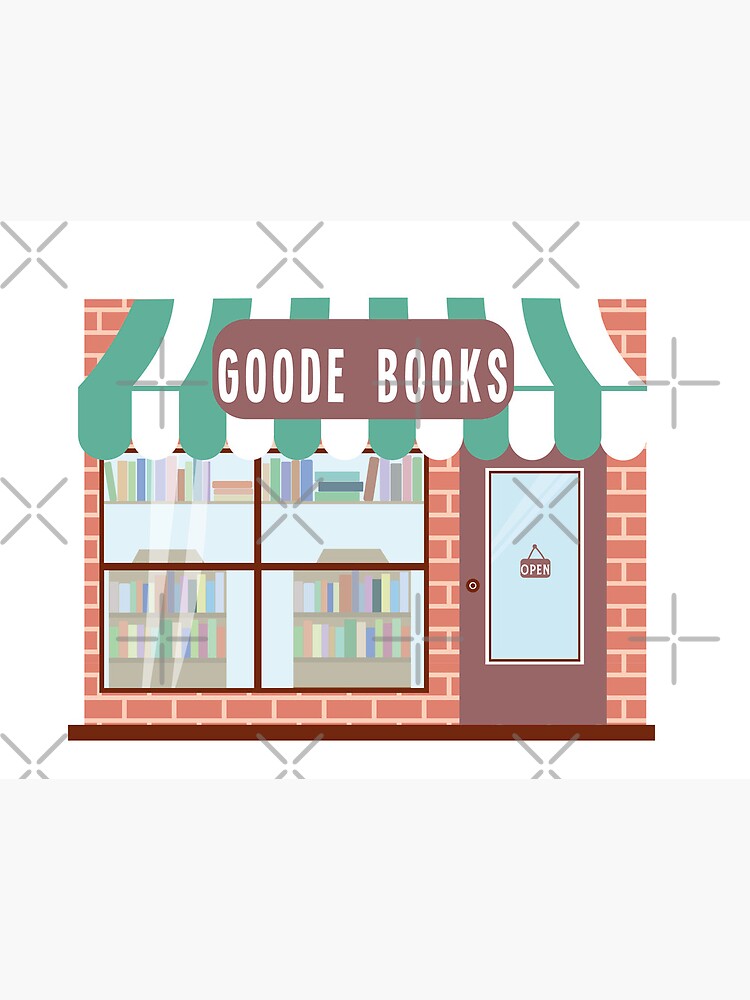 goode books bookstore - book lovers (emily henry) Greeting Card for Sale  by nanafx