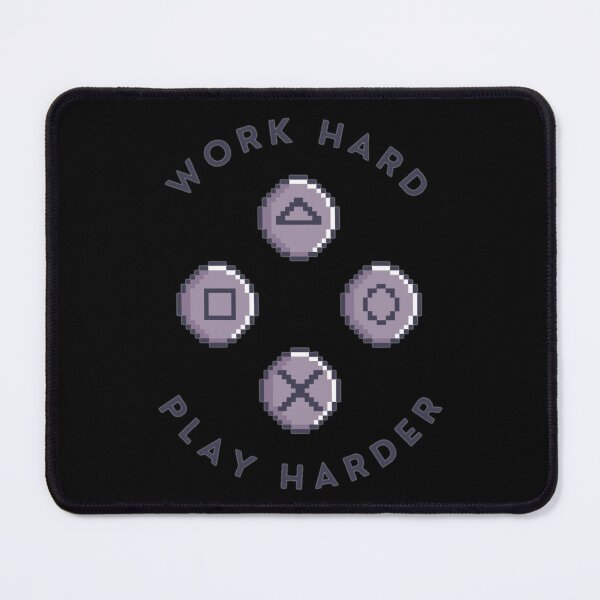 Item preview, Work Hard Play Harder  designed and sold by TRIMERCH.