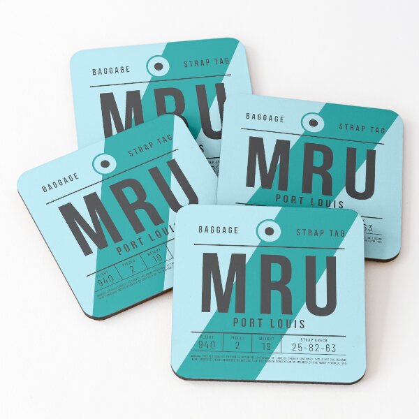 Item preview, Luggage Tag E - MRU Port Louis Mauritius designed and sold by VoodooCircus.