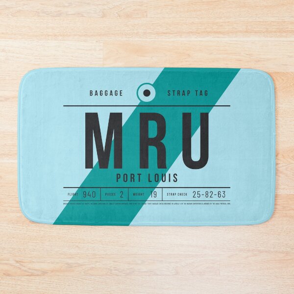 Item preview, Luggage Tag E - MRU Port Louis Mauritius designed and sold by VoodooCircus.