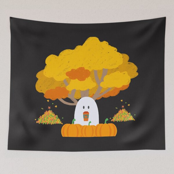 Item preview, Pumpkin Spiced Cute Ghost Lattes designed and sold by AtBlk Products.