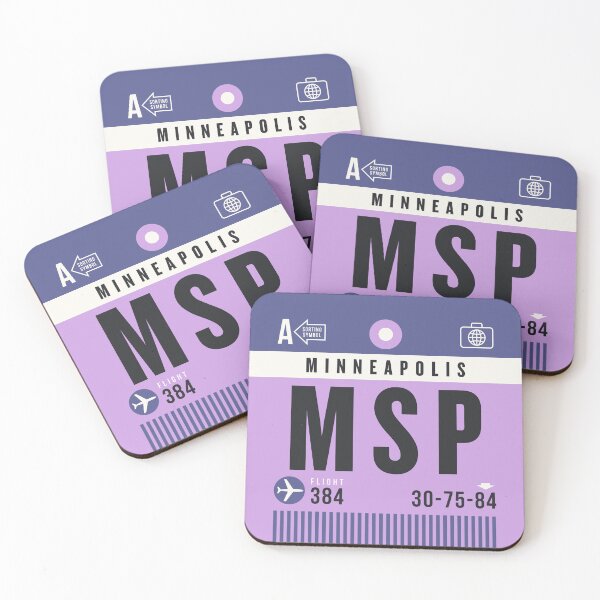 Item preview, Luggage Tag A - MSP Minneapolis USA designed and sold by VoodooCircus.