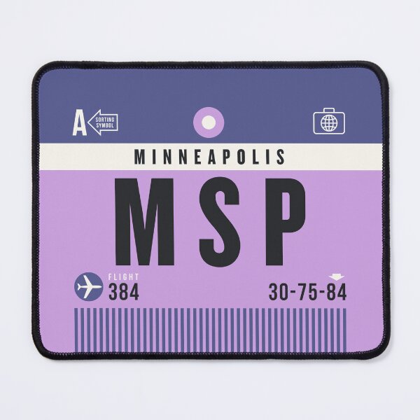 Item preview, Luggage Tag A - MSP Minneapolis USA designed and sold by VoodooCircus.
