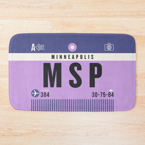 Item preview, Luggage Tag A - MSP Minneapolis USA designed and sold by VoodooCircus.