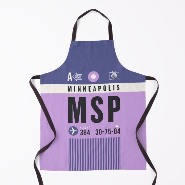 Item preview, Luggage Tag A - MSP Minneapolis USA designed and sold by VoodooCircus.