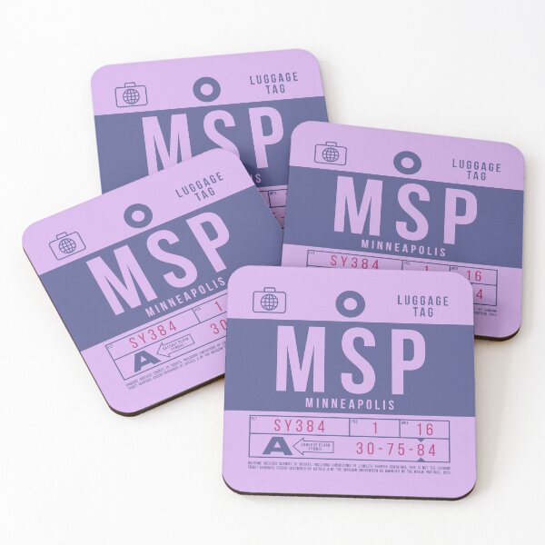 Item preview, Luggage Tag B - MSP Minneapolis USA designed and sold by VoodooCircus.