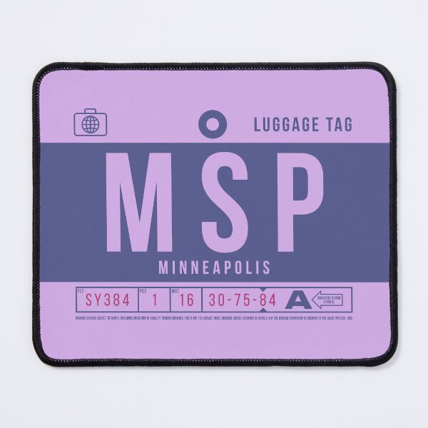 Item preview, Luggage Tag B - MSP Minneapolis USA designed and sold by VoodooCircus.