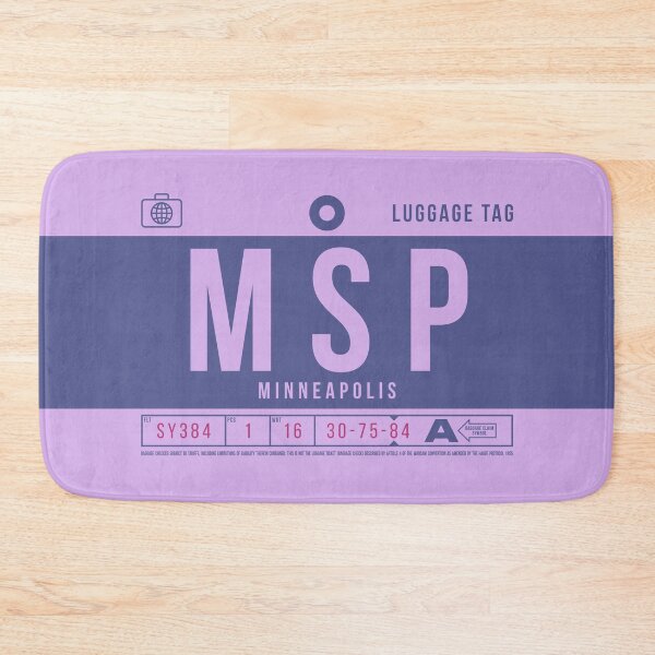 Item preview, Luggage Tag B - MSP Minneapolis USA designed and sold by VoodooCircus.