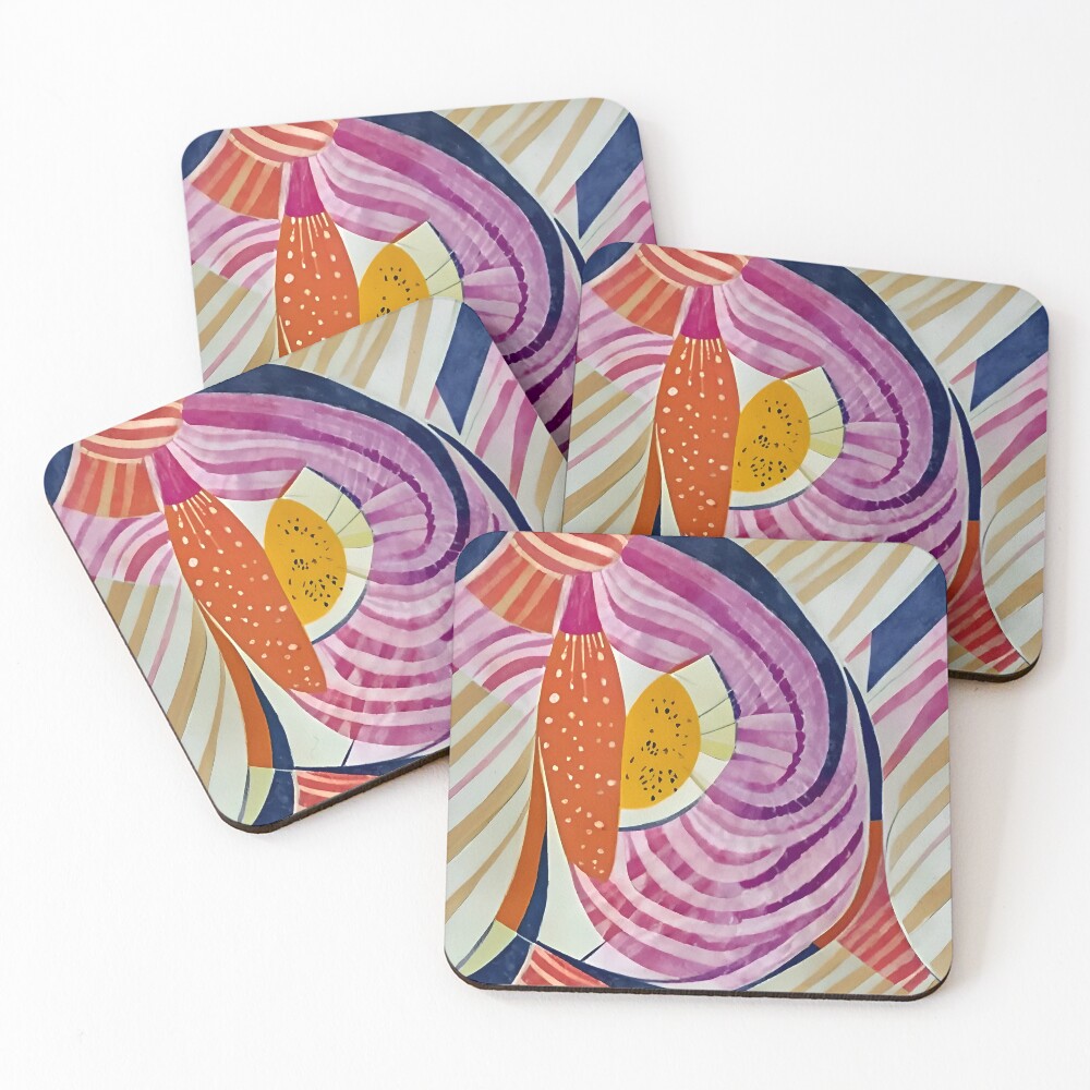 Item preview, Coasters (Set of 4) designed and sold by PinterPattern.