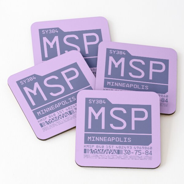 Item preview, Luggage Tag C - MSP Minneapolis USA designed and sold by VoodooCircus.