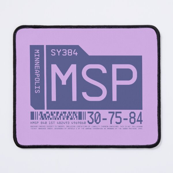 Item preview, Luggage Tag C - MSP Minneapolis USA designed and sold by VoodooCircus.