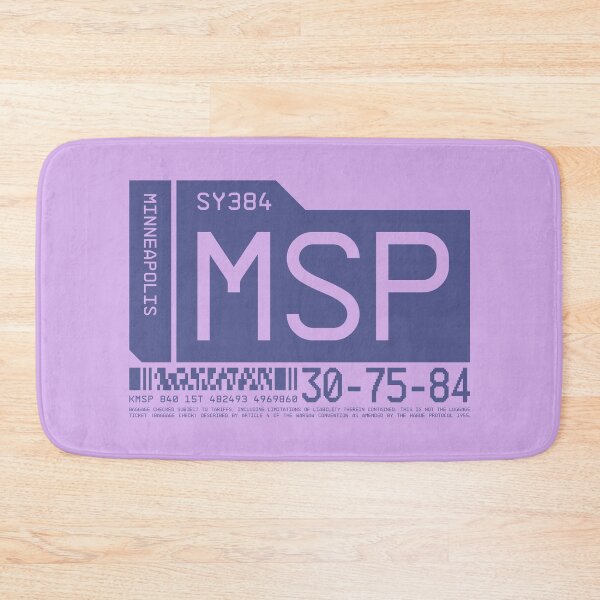 Item preview, Luggage Tag C - MSP Minneapolis USA designed and sold by VoodooCircus.