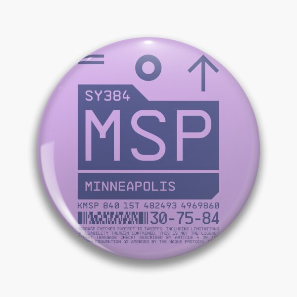 Item preview, Luggage Tag C - MSP Minneapolis USA designed and sold by VoodooCircus.