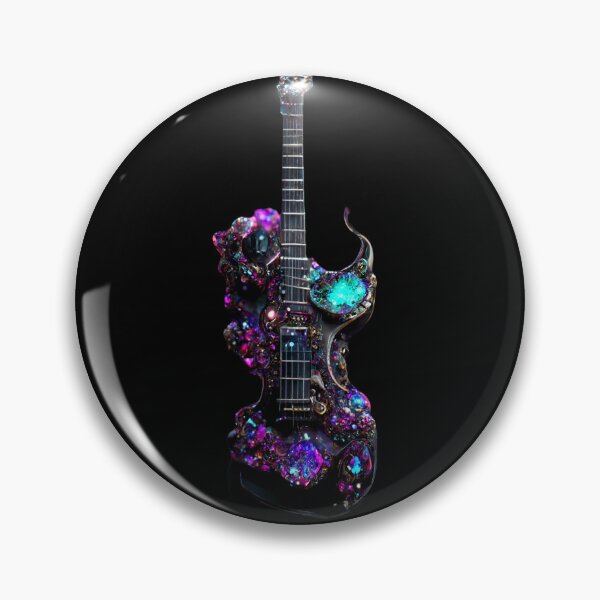 Item preview, Gfab Bfab Gen Ai FFab ABAI Surreal Trends Clothing Gemmed Electric guitar designed and sold by Surrealtrends.