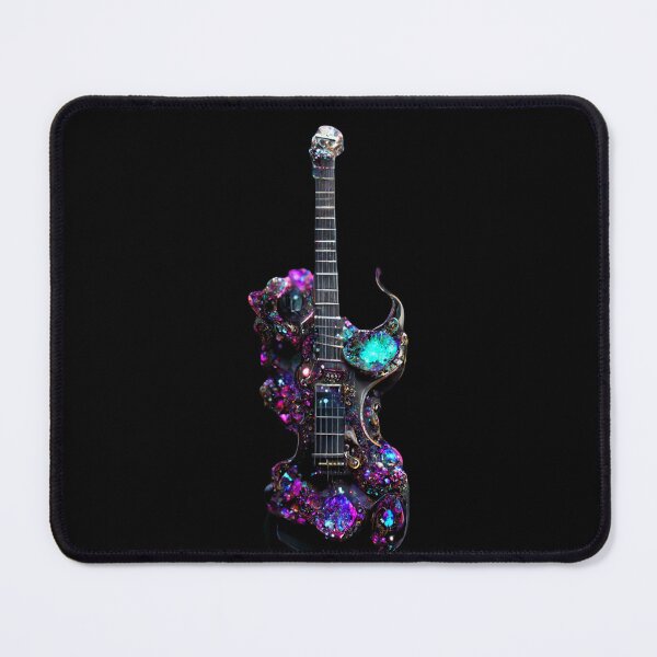 Item preview, Gfab Bfab Gen Ai FFab ABAI Surreal Trends Clothing Gemmed Electric guitar designed and sold by Surrealtrends.
