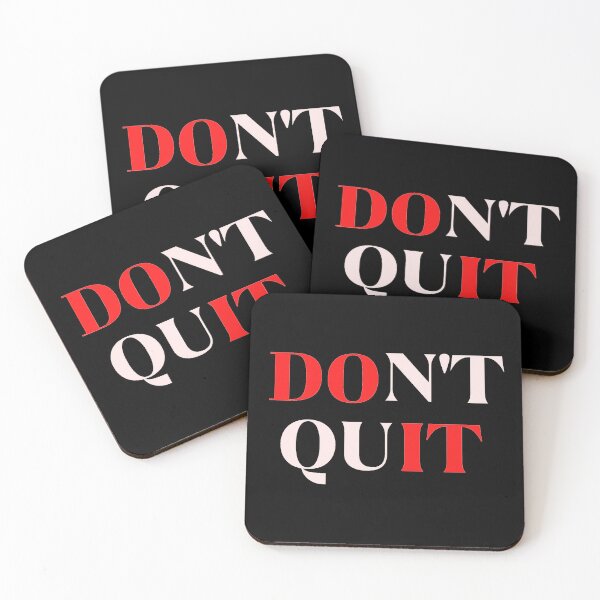 Item preview, Don't Quit  designed and sold by Zeetube.
