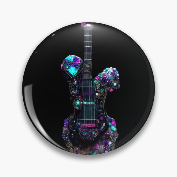 Item preview, Gfab Bfab Gen Ai FFab ABAI Surreal Trends Clothing Gemmed Electric guitar designed and sold by Surrealtrends.