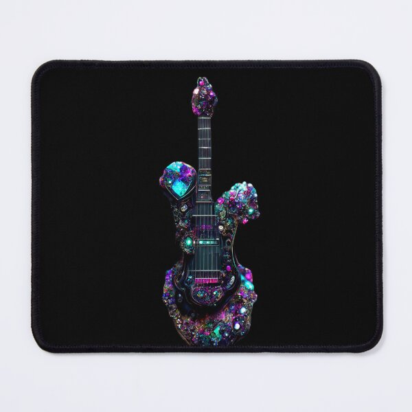 Item preview, Gfab Bfab Gen Ai FFab ABAI Surreal Trends Clothing Gemmed Electric guitar designed and sold by Surrealtrends.