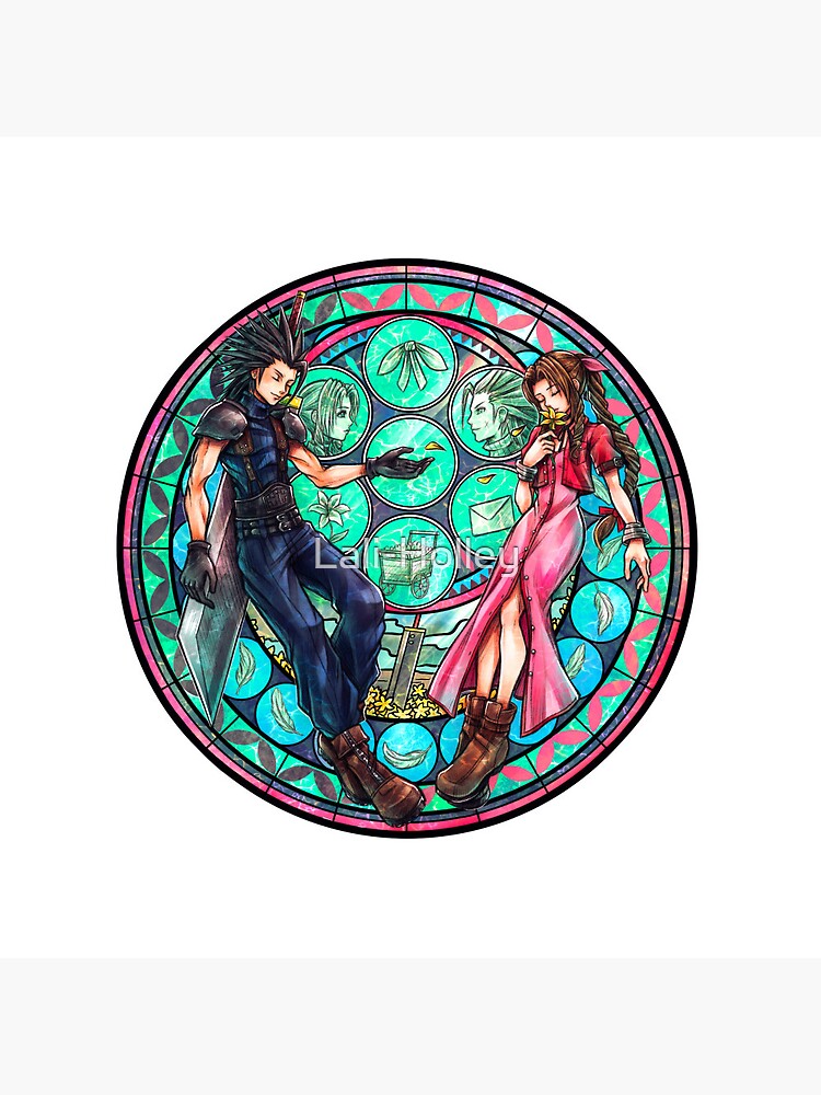 Disover Zack and Aerith Stained Glass | Pin