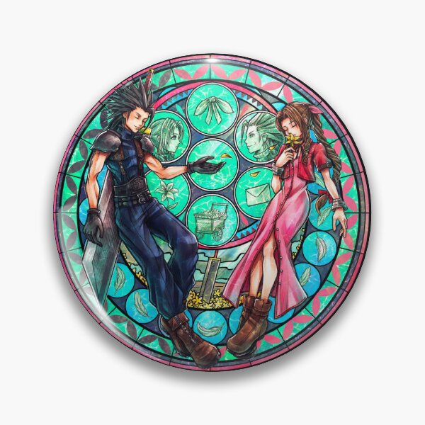Disover Zack and Aerith Stained Glass | Pin