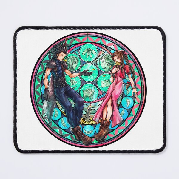 Item preview, Zack and Aerith Stained Glass designed and sold by Lali-Holley.