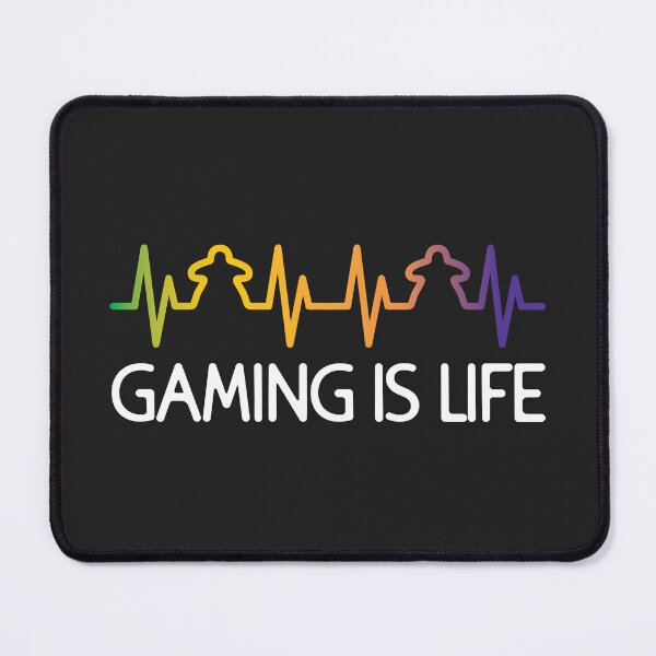 Item preview, Gaming is Life - Meeple Heartbeat Colored designed and sold by geekyT.