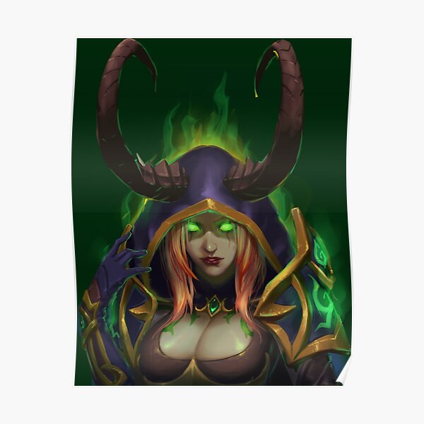Demon Hunter Blood Elf  Poster