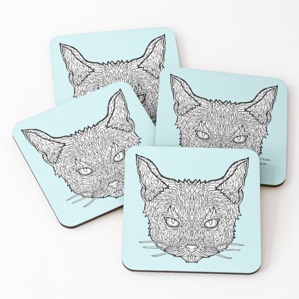 Item preview, Abyssinian Cat - Complicated Coloring   designed and sold by PingvinStudioz.