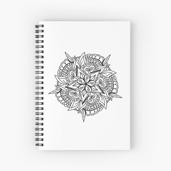 Adult Coloring Book Style Butterfly  Spiral Notebook for Sale by  PingvinStudioz