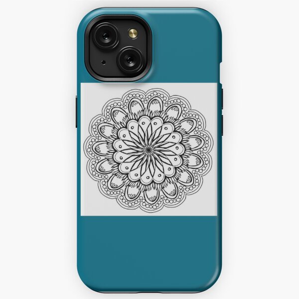 Illustration. Printable Coloring Pages for adults. iPhone 13 Case