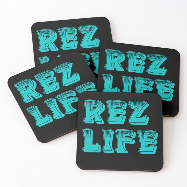 Item preview,  Rez Life / Bright Turquoise  designed and sold by JMWCD.