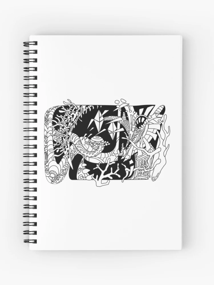 Adult Coloring Book Style Butterfly  Spiral Notebook for Sale by  PingvinStudioz